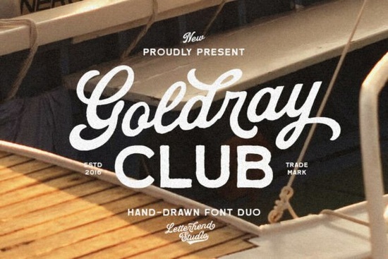 Goldray Club Font